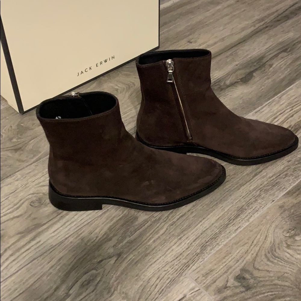 Jack Erwin Lola suede brown 6.5